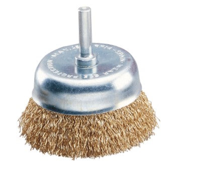 Brosse sur tige BTE 50 75 mm inox
