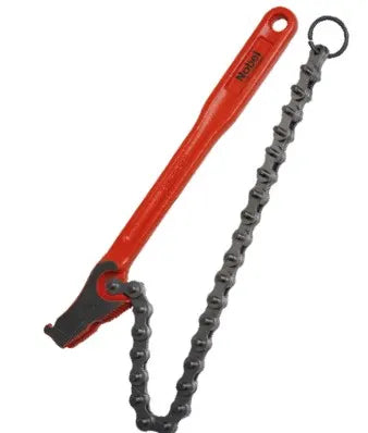 Clé à chaîne heavy duty acier trempé 4 et 6 pouces – tête double denture