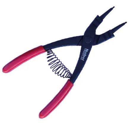 Pince circlips intérieur bec coudé Premium 180 mm en chrome vanadium avec poignées PVC