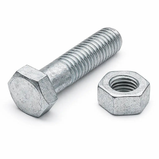 Boulon avec écrou galvanisé kit fixation