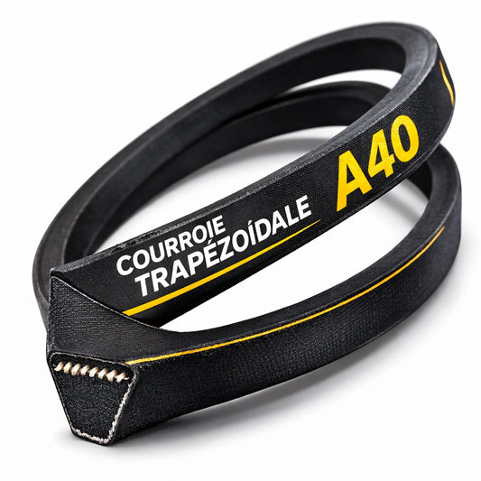 Courroie trapézoïdale A40 transmission industrielle