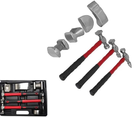 Valise carrossier 7 pièces kit réparation carrosserie automobile