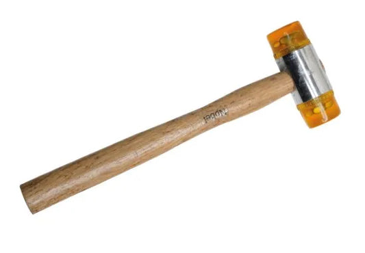 Marteau tête rivoir professionnel avec manche en frêne