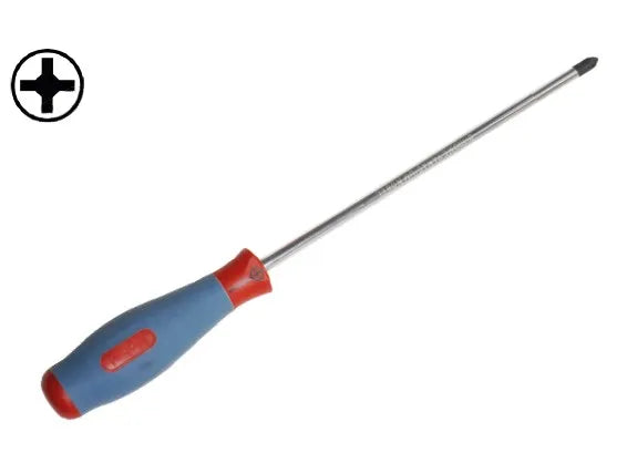 Tournevis Phillips professionnel en chrome vanadium avec embout bruni