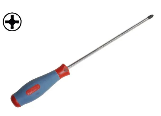 Tournevis Phillips professionnel en chrome vanadium avec embout bruni