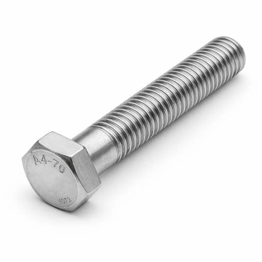 Vis tête hexagonale inox A4 DIN 933