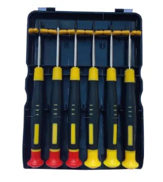 Jeu de tournevis de précision 6 pièces fente et Phillips