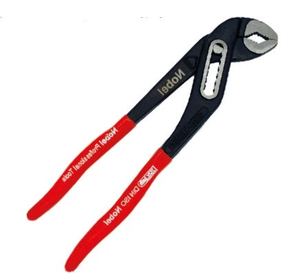 Pince multiprise gainée 250 mm en chrome vanadium avec charnière réglable 7 positions et poignées PVC antidérapantes
