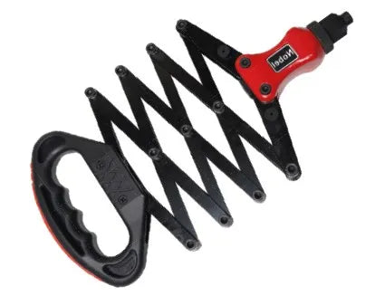 Riveteuse accordéon robuste à main pliable avec force réglable pour rivets de 2,4 à 6,4 mm
