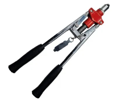 Riveteuse manuelle à bras long 400 mm en aluminium avec force réglable pour rivets de 2,4 à 6,4 mm
