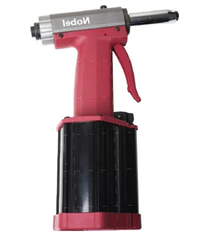 Riveteuse pneumatique professionnelle pour rivets 2,4 à 4,8 mm avec pression 5 kg/cm², force 743 KGS et accessoires inclus
