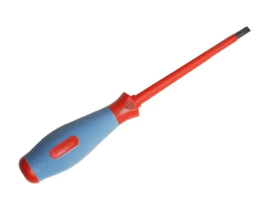 Tournevis électricien plat professionnel en chrome vanadium