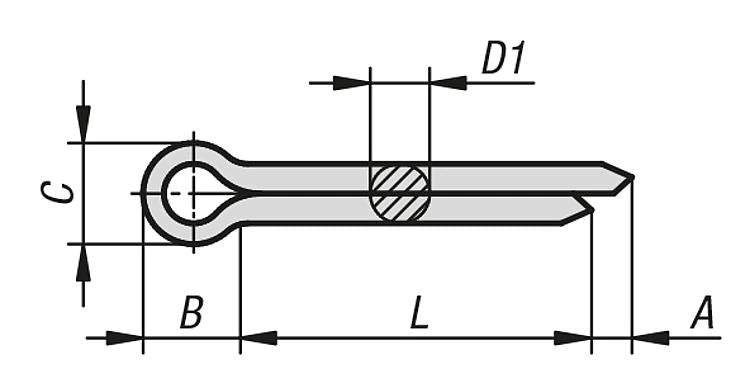 goupille fendue
